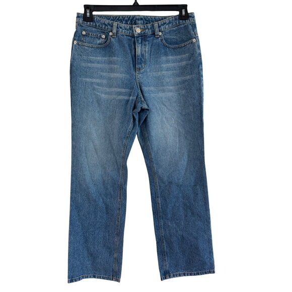 Ann Taylor Loft Special Edition Petite Jeans Size 8P Medium Wash 100% Cotton - Picture 1 of 4